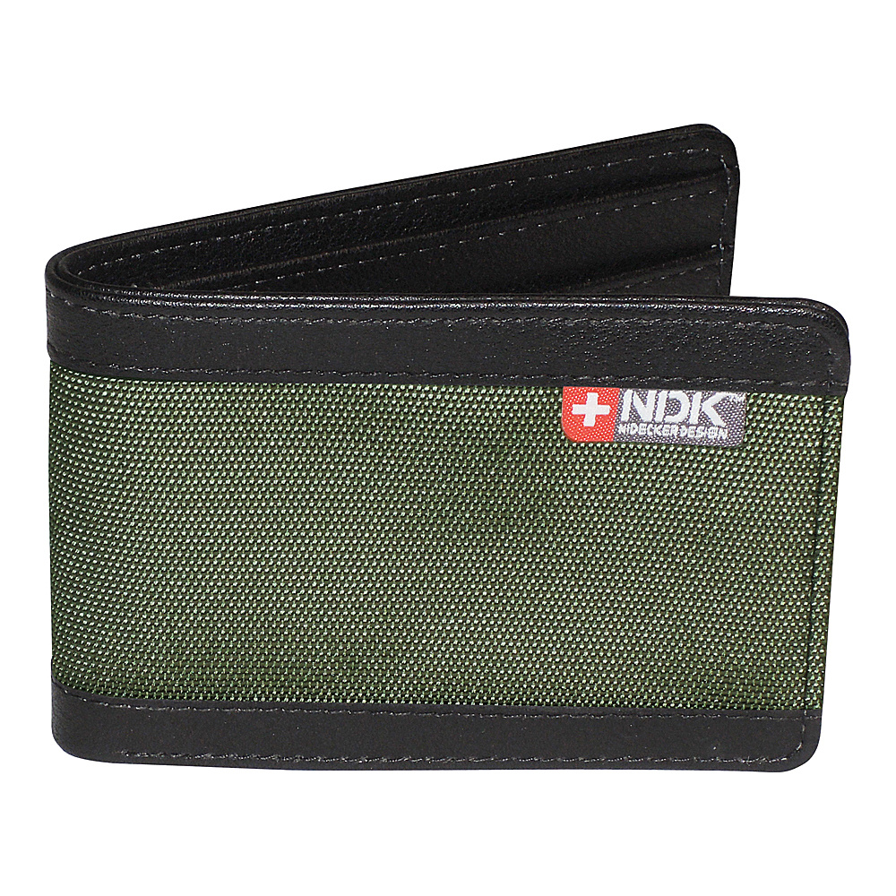 Nidecker Design Capital Collection Front Pocket Slimfold Wallet Moss Nidecker Design Men s Wallets