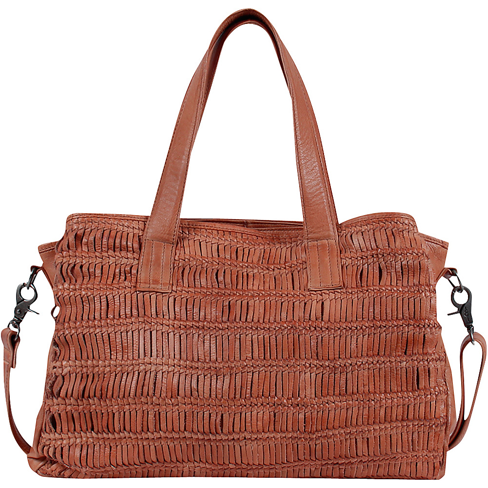Day Mood Alma Satchel Peach Day Mood Leather Handbags