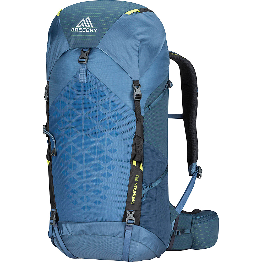 Gregory Paragon 38 Hiking Backpack Small Medium Omega Blue Gregory Backpacking Packs