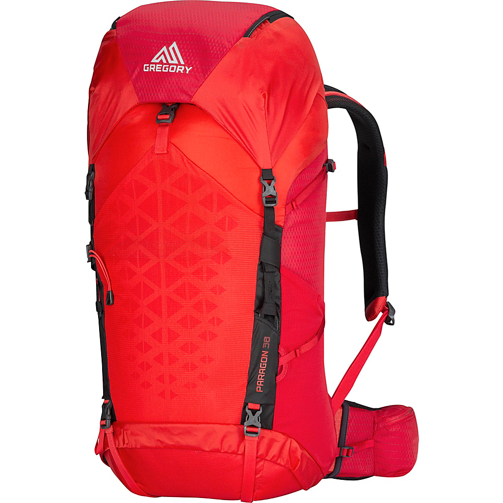 Gregory Paragon 38 Hiking Backpack Small Medium Citrus Red Gregory Backpacking Packs