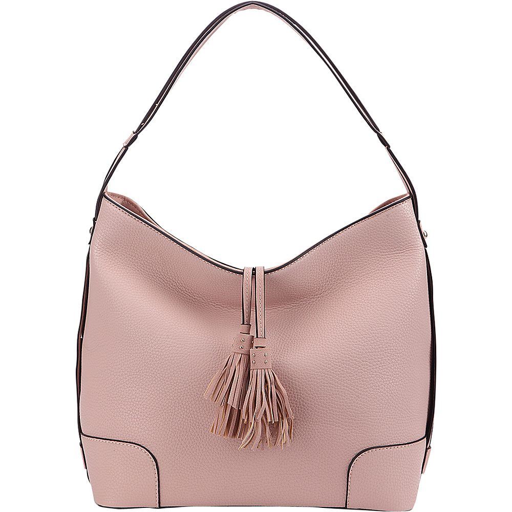 MKF Collection Tassel Hobo Light Pink MKF Collection Manmade Handbags