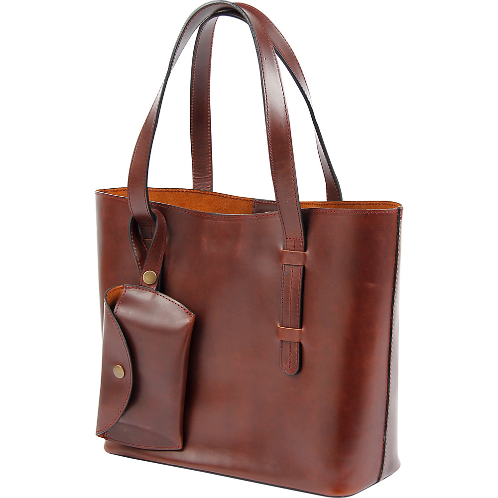 ClaireChase Glasses Tote Chestnut Brown ClaireChase Women s Business Bags