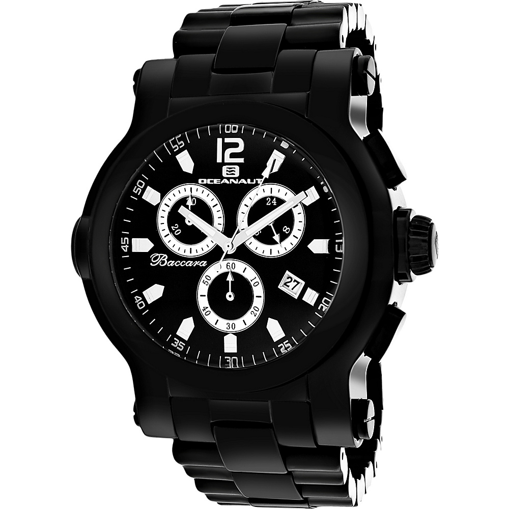 Oceanaut Watches Men s Baccara XL Watch Black Oceanaut Watches Watches