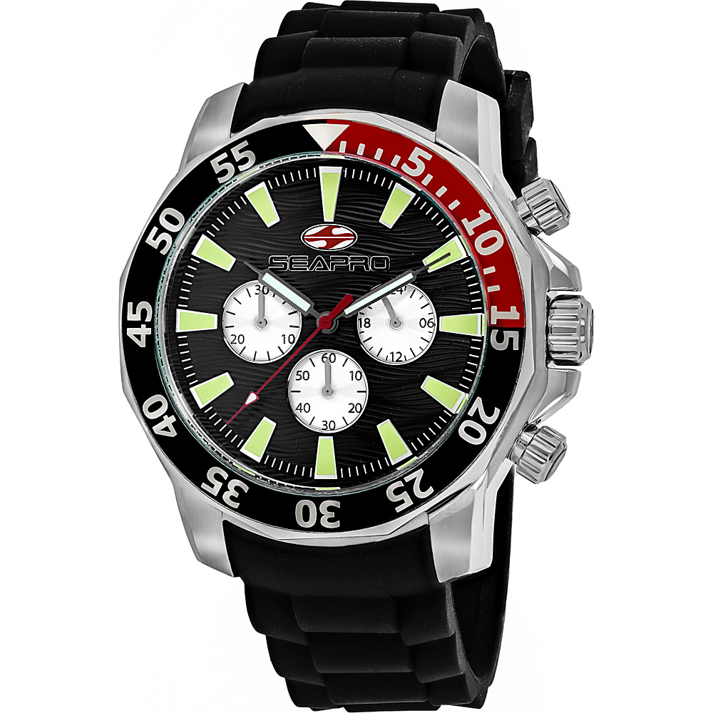 Seapro Watches Men s Scuba Explorer Watch Black Seapro Watches Watches