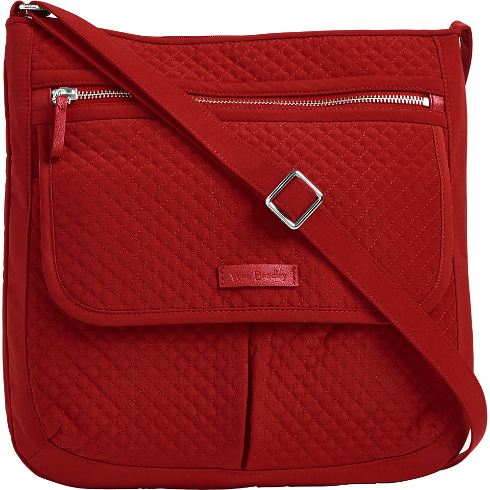 Vera Bradley Iconic Mailbag - Solids Cardinal Red - Vera Bradley Fabric Handbags