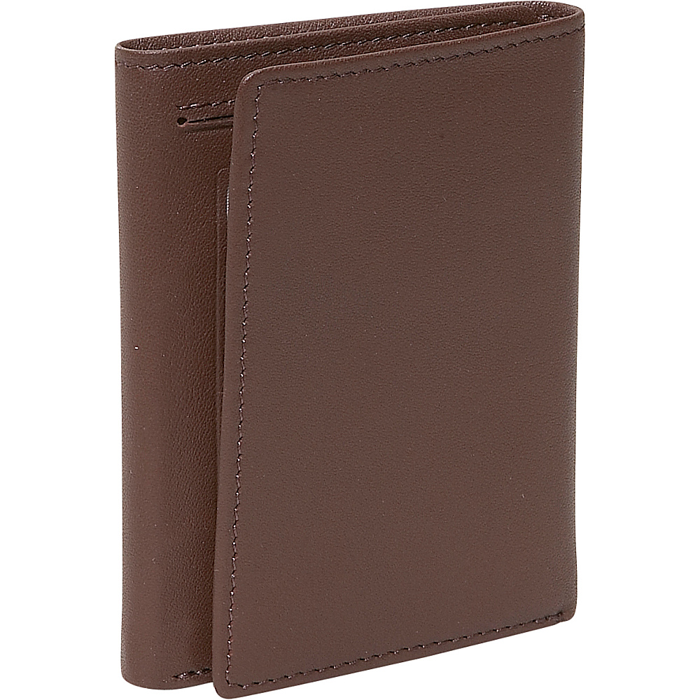 Royce Leather Men s Tri Fold Id Wallet Coco