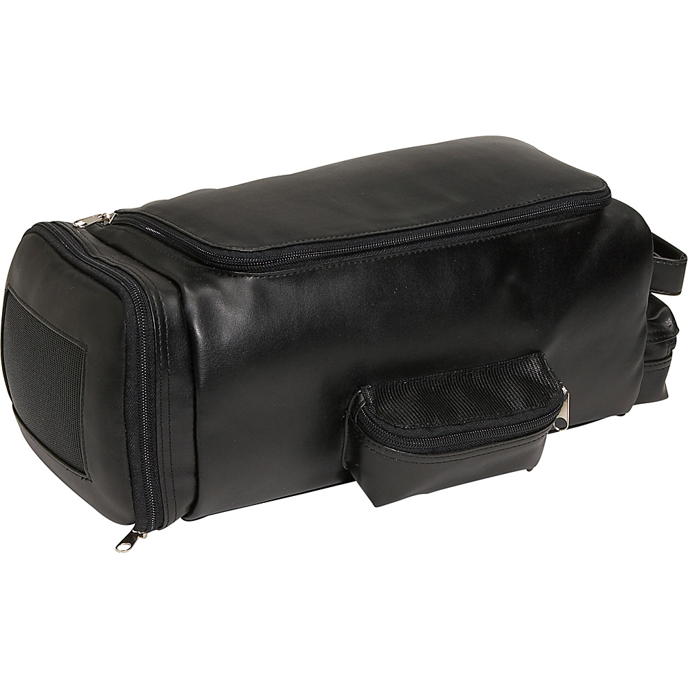 Royce Leather Golf Shoe Accessory Bag Black