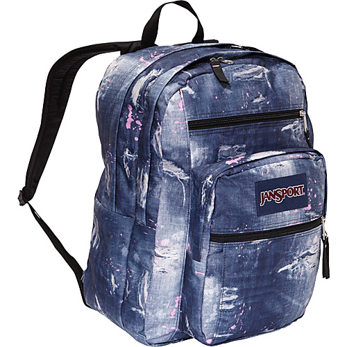 ... Pack Multi Distressed Denim - JanSport School & Day Hiking Backpacks