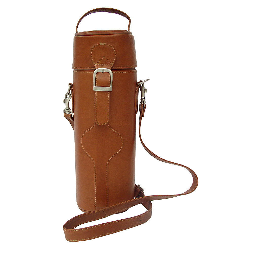 Piel Single Deluxe Wine Tote Carrier Saddle