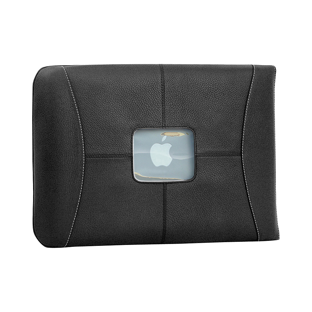 MacCase 13 Premium Leather MacBook Sleeve Black
