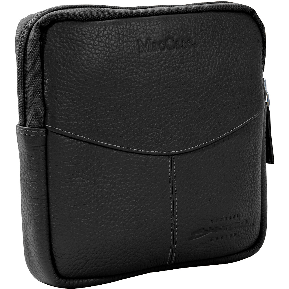 MacCase Premium Leather Accessory Case Black