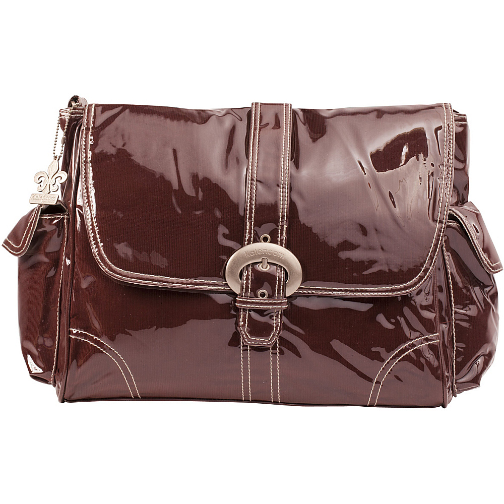 Kalencom Laminated Buckle Bag Chocolate Kalencom Diaper Bags Accessories