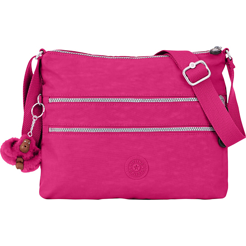 Kipling Alvar Crossbody Bag Very Berry Kipling Fabric Handbags