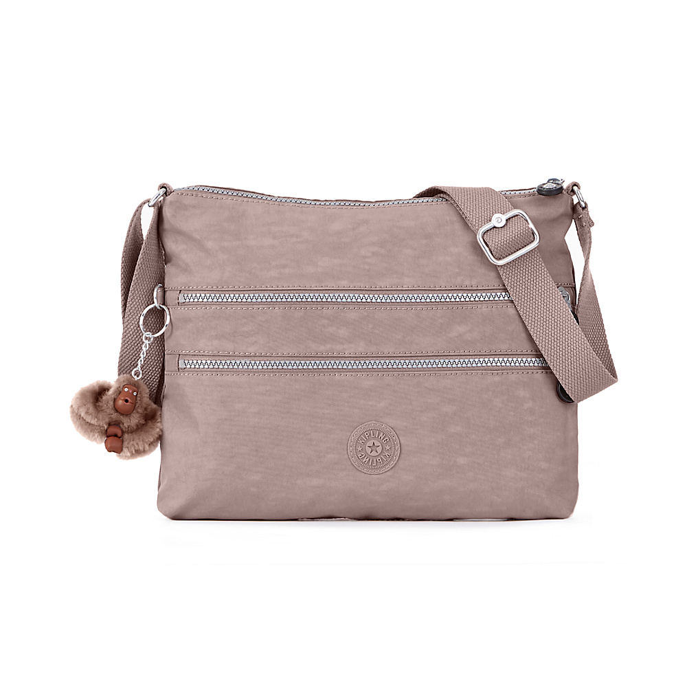 Kipling Alvar Crossbody Bag Bran Kipling Fabric Handbags