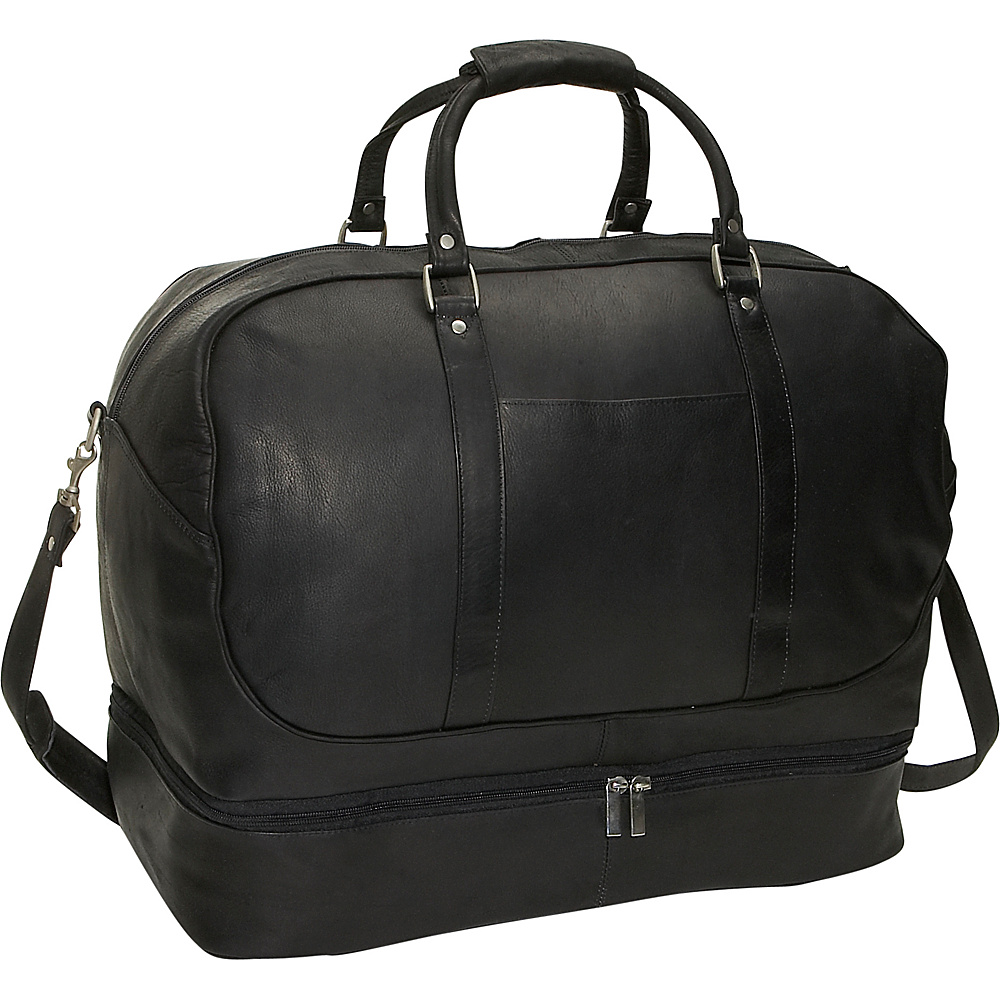 David King Co. Duffel with Bottom Compartment Black