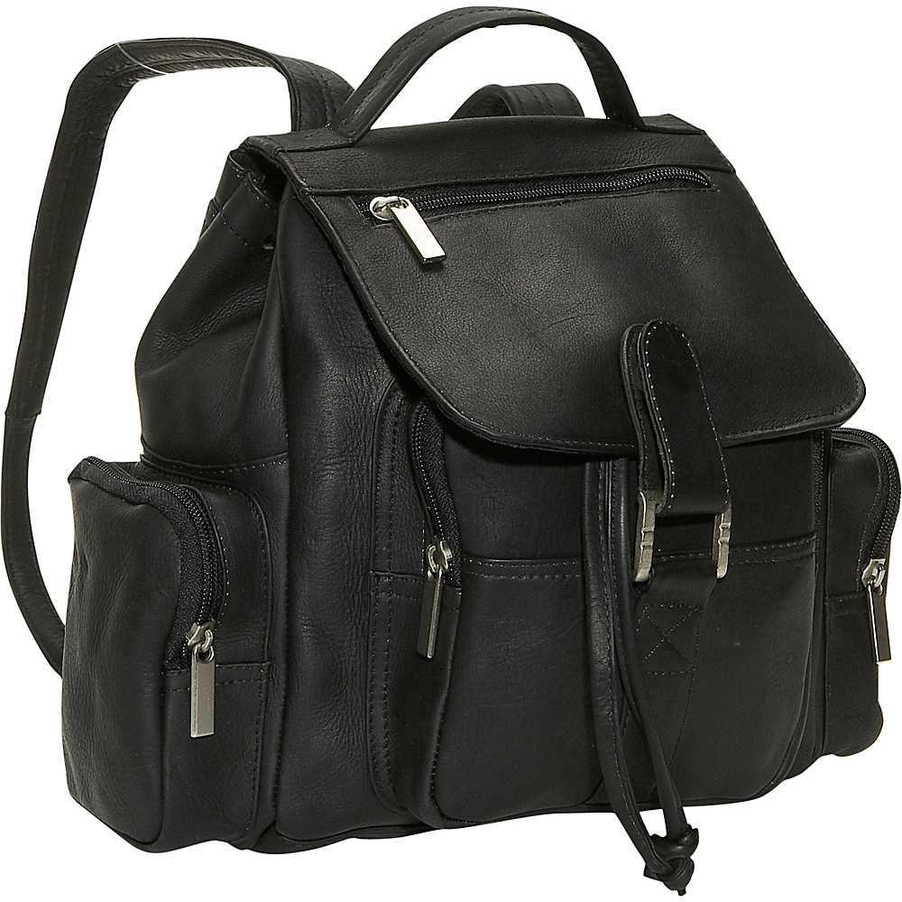 David King Co. Mid Size Top Handle Backpack Black