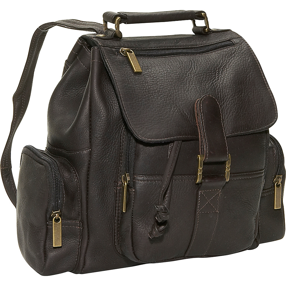 David King Co. Mid Size Top Handle Backpack Cafe David King Co. Manmade Handbags