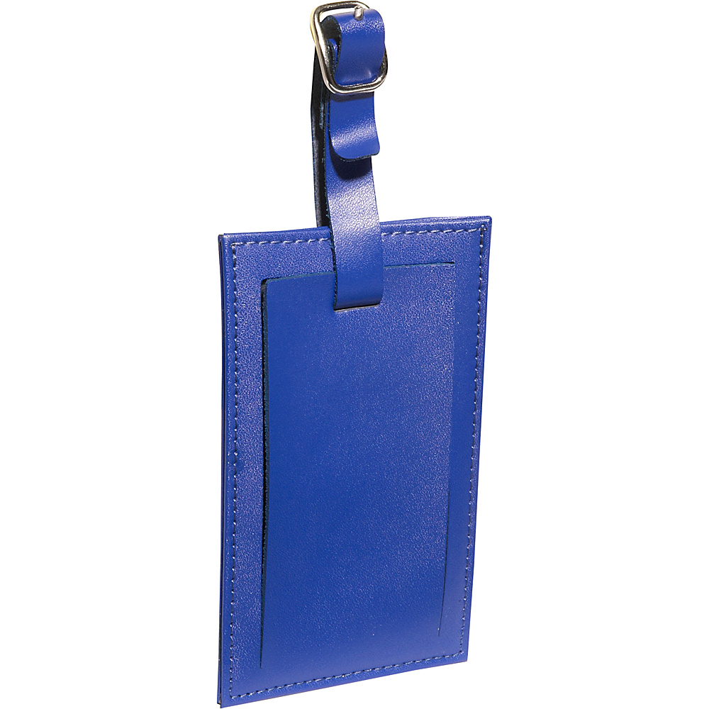 Clava Rectangle Luggage Tag Cl Blue Clava Luggage Accessories