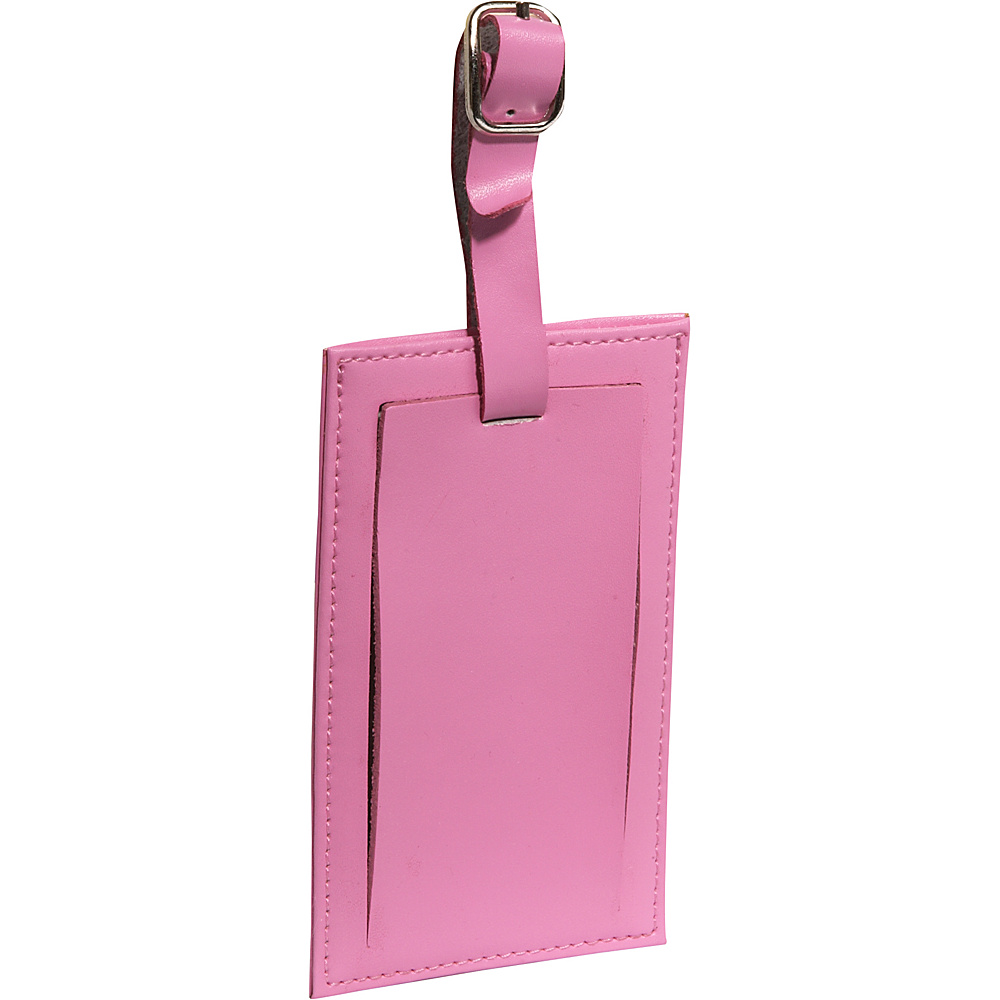 Clava Rectangle Luggage Tag Cl Pink Clava Luggage Accessories