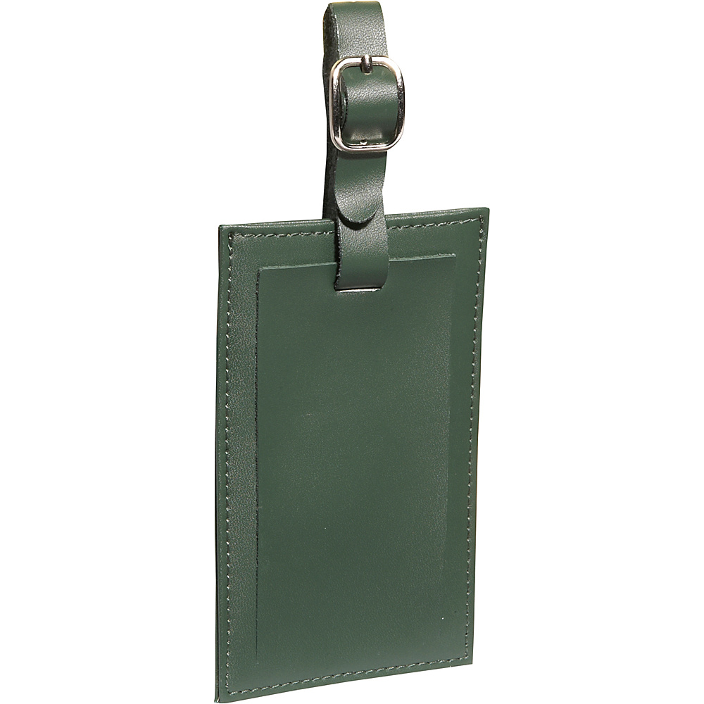 Clava Rectangle Luggage Tag Cl Green Clava Luggage Accessories