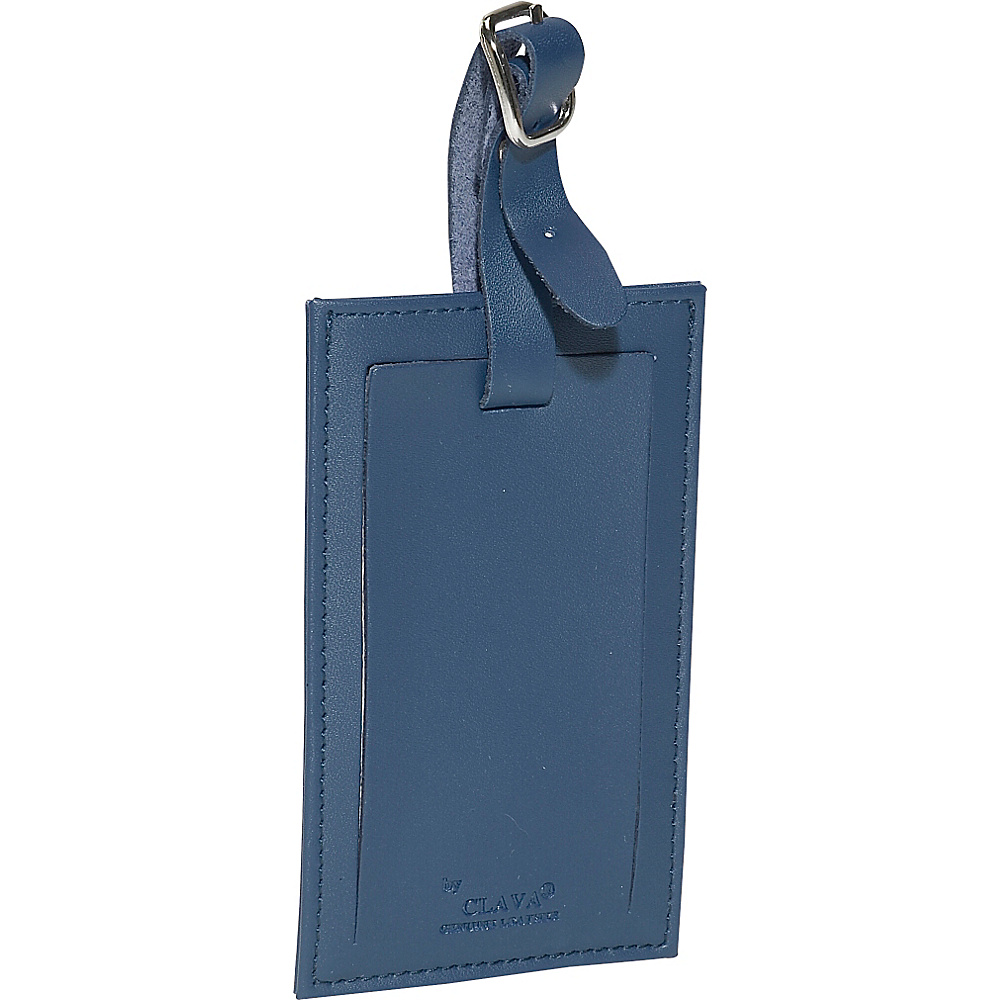 Clava Rectangle Luggage Tag CI Navy