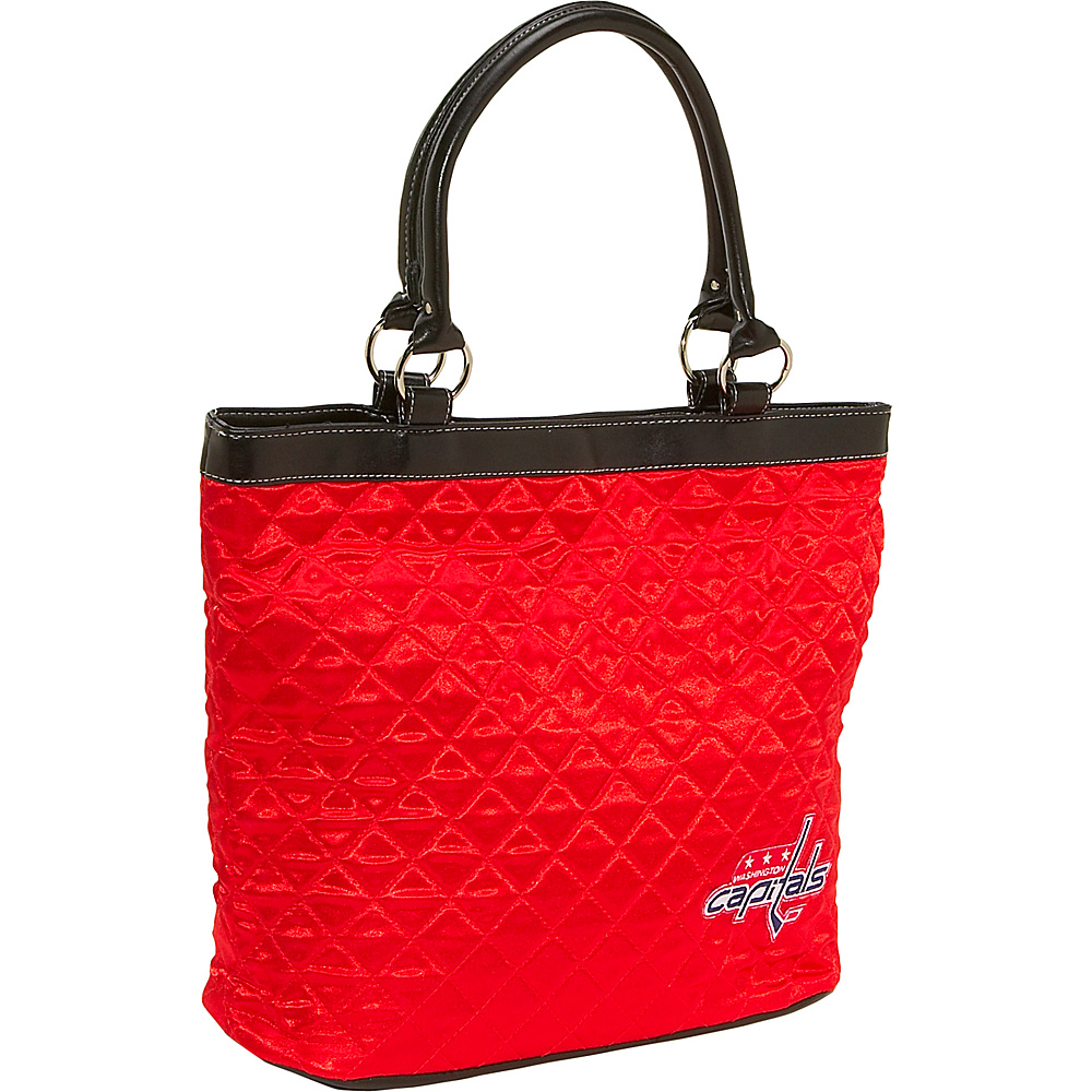 Littlearth Quilted Tote Washington Capitals Washington Capitals Littlearth Fabric Handbags