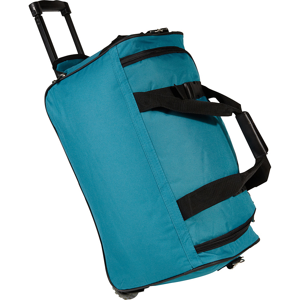 Rockland Luggage 22 Rolling Duffle Bag Turquoise