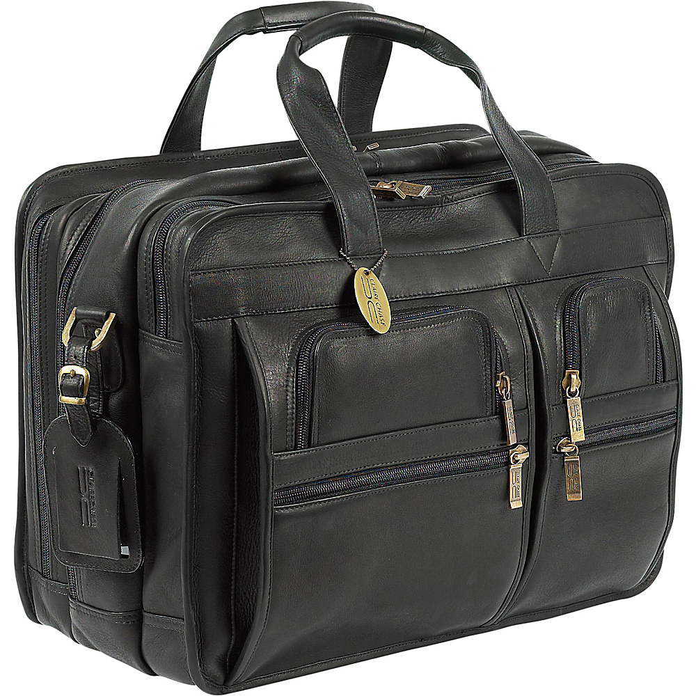 ClaireChase Executive Briefcase X wide Black