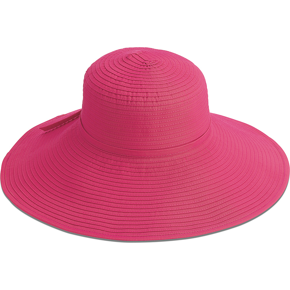 San Diego Hat Ribbon Crusher With 5 Inch Brim bright pink San Diego Hat Hats Gloves Scarves