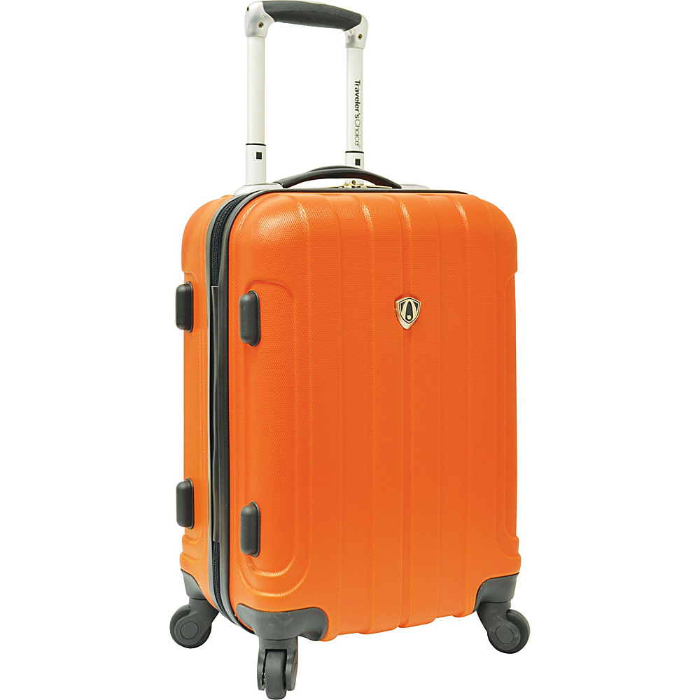 Traveler s Choice Cambridge 20 in. Hardsided Spinner Orange Traveler s Choice Hardside Carry On