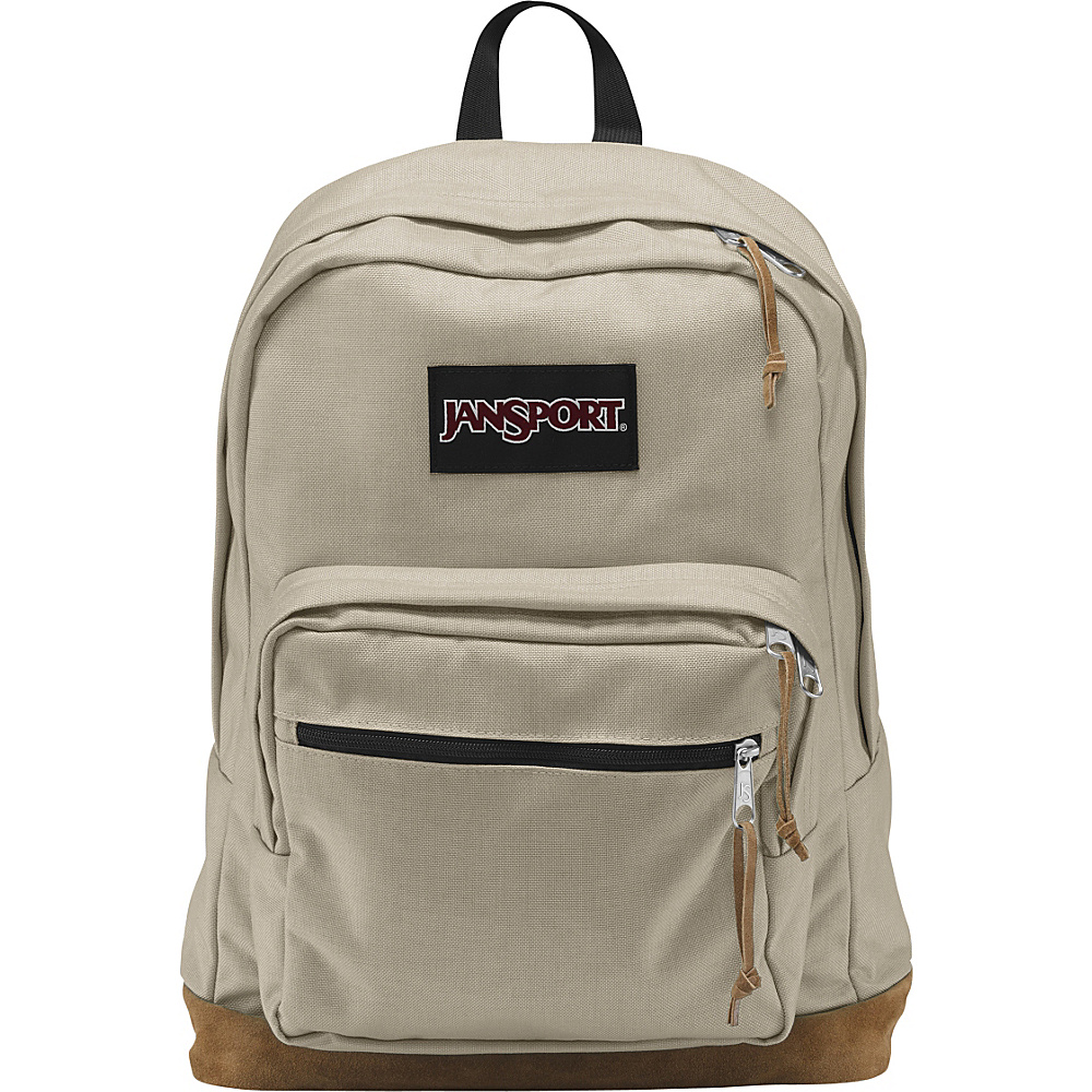 JanSport Right Pack Laptop Backpack Desert Beige JanSport Business Laptop Backpacks