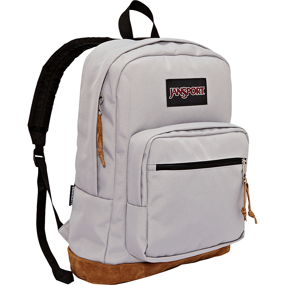 JanSport Right Pack Laptop Backpack Grey Rabbit - JanSport Business & Laptop Backpacks