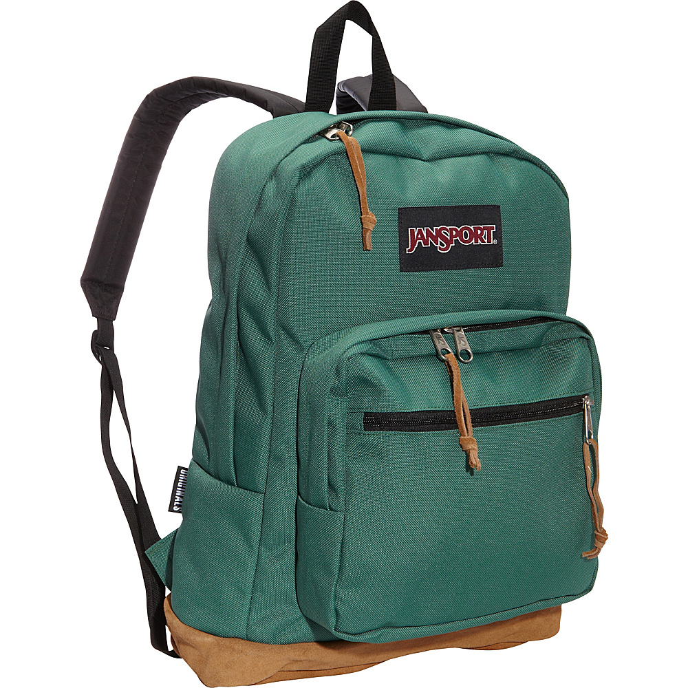 JanSport Right Pack Laptop Backpack Barber Green JanSport Laptop Backpacks