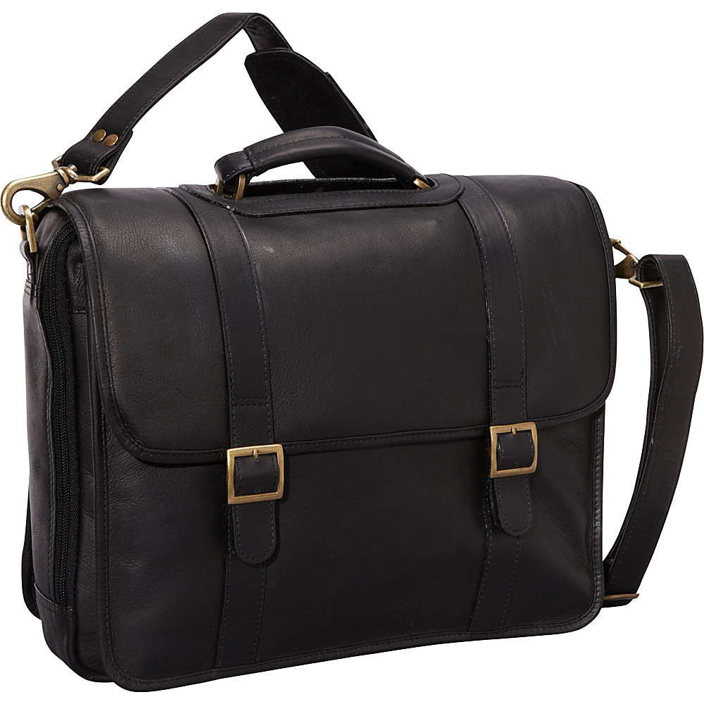 ClaireChase Porthole Style Laptop Briefcase Black