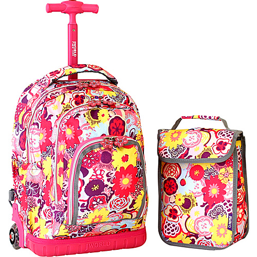... New York Lollipop Kids Rolling Backpack with Wheeled Backpack NEW