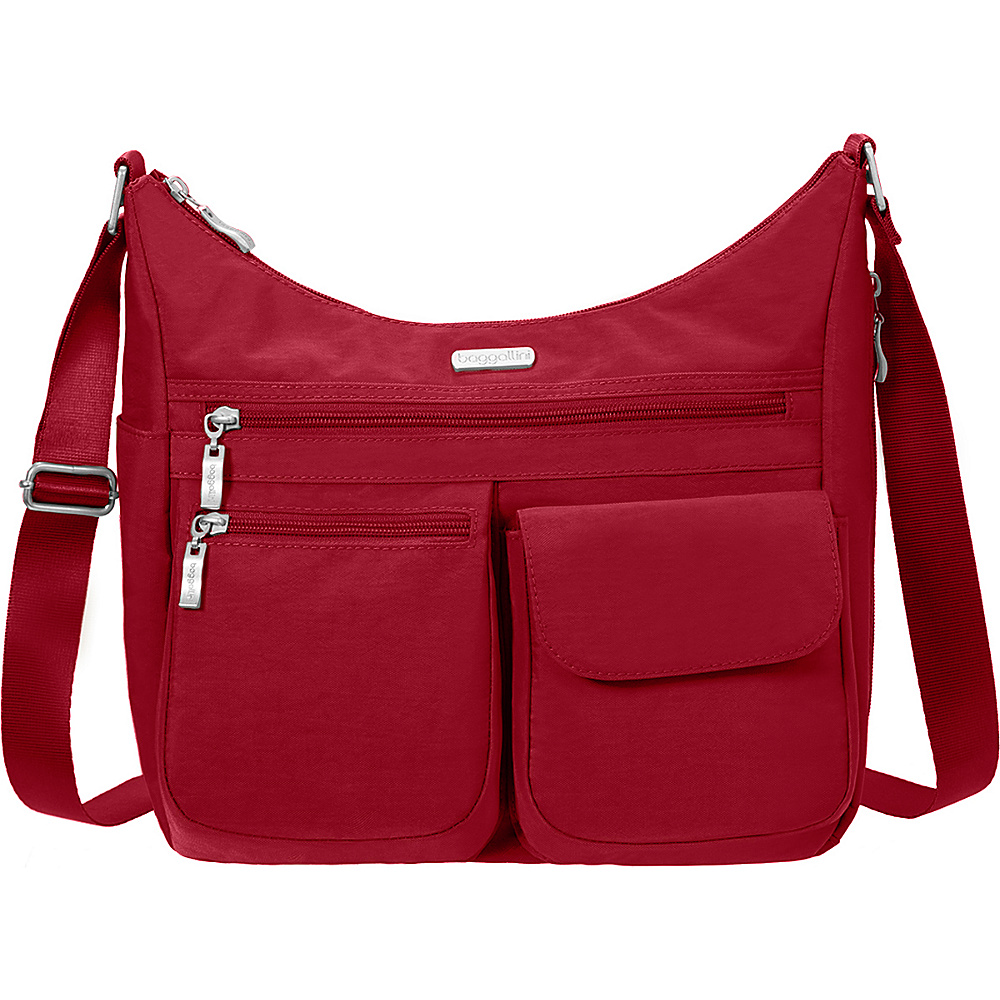 baggallini Everywhere Shoulder Bag with RFID Apple baggallini Fabric Handbags