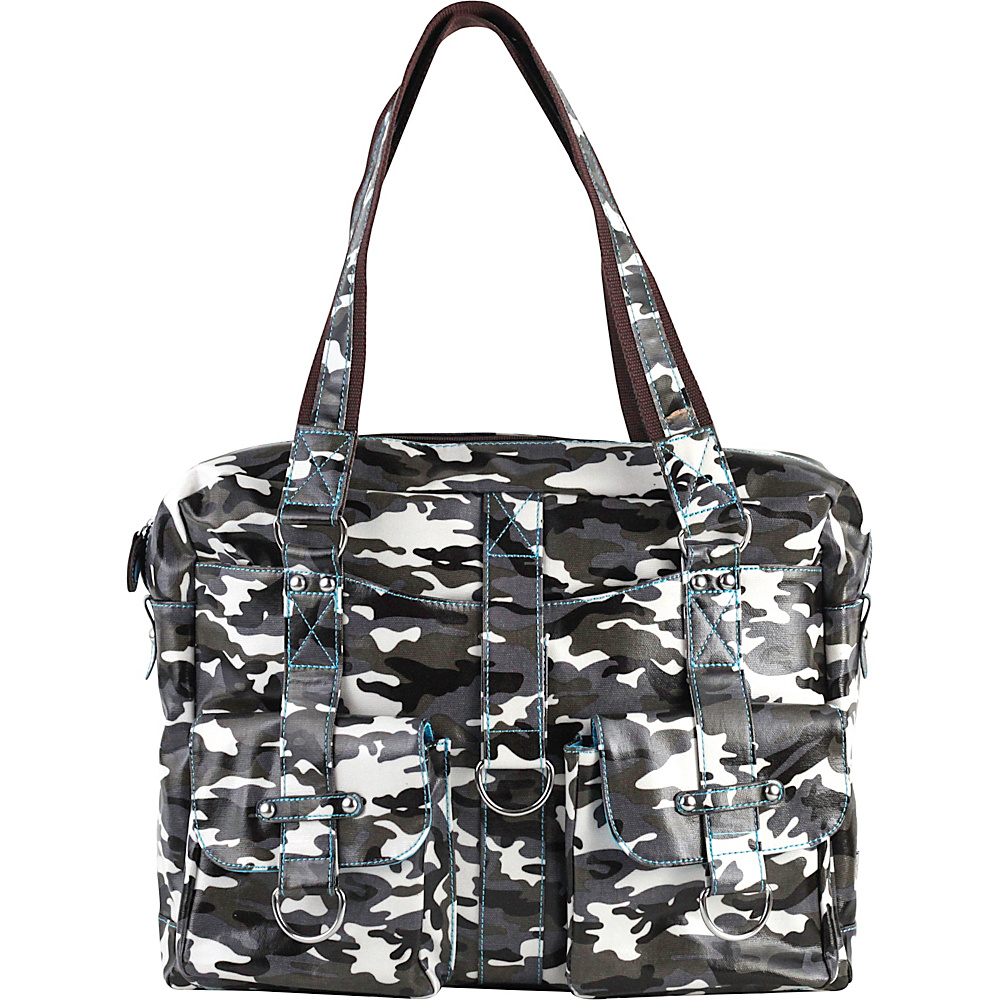 Urban Junket Robin Laptop Bag Grey Camouflage Urban Junket Women s Business Bags