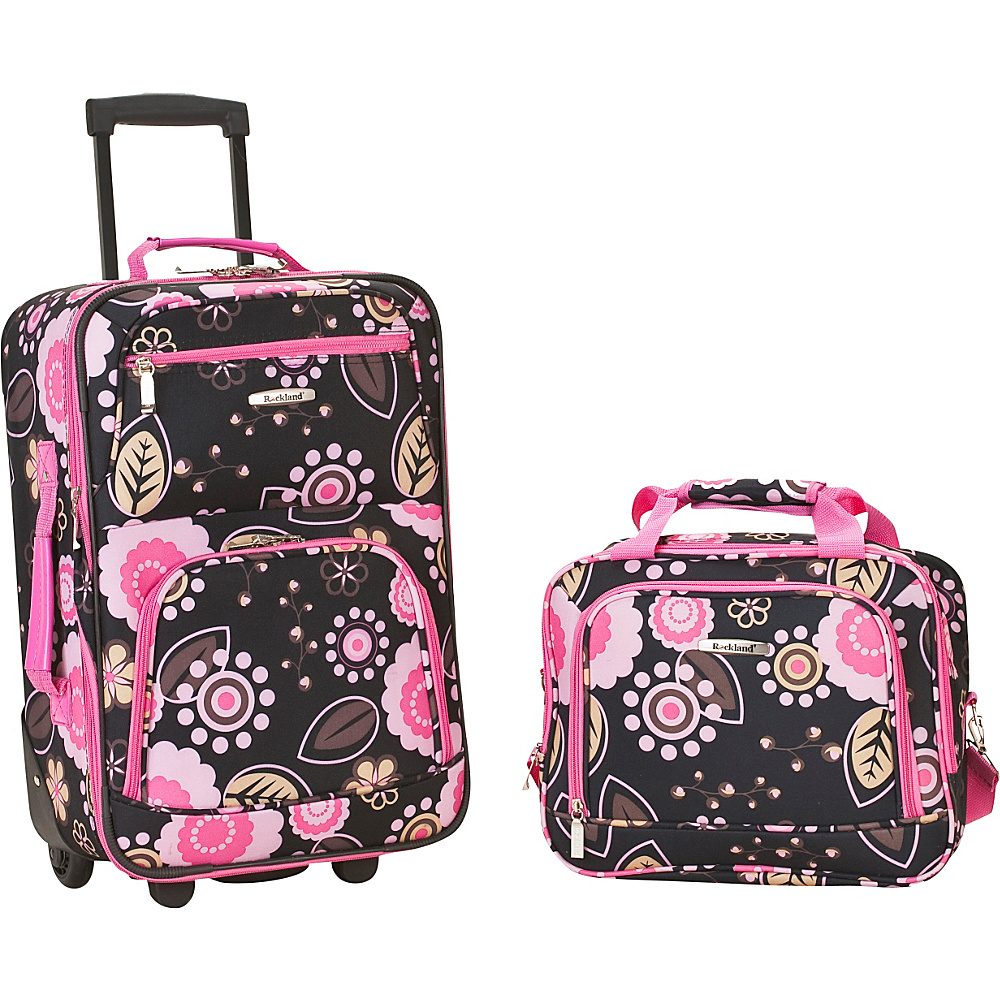 Rockland Luggage Rio 2 Piece Carry On Luggage Set Pucci Rockland Luggage Luggage Sets