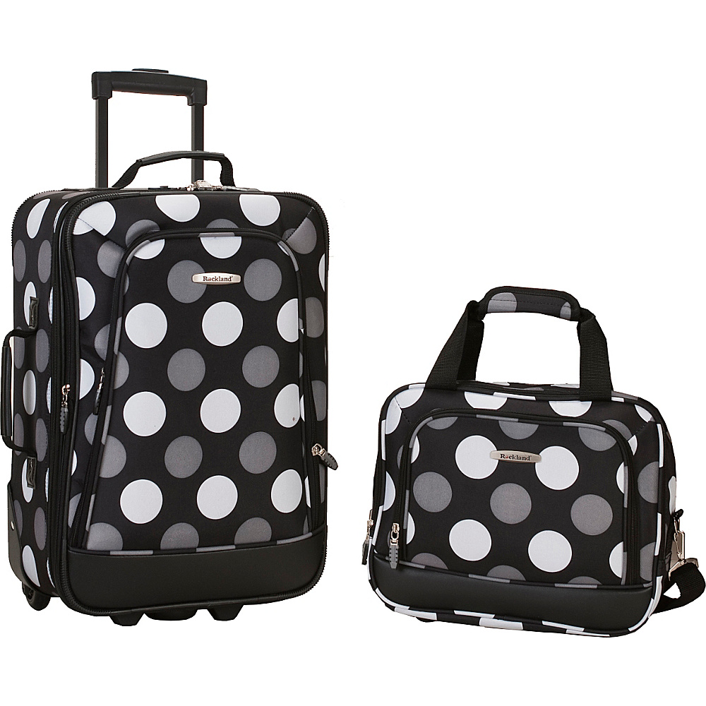Rockland Luggage Rio 2 Piece Carry On Luggage Set New