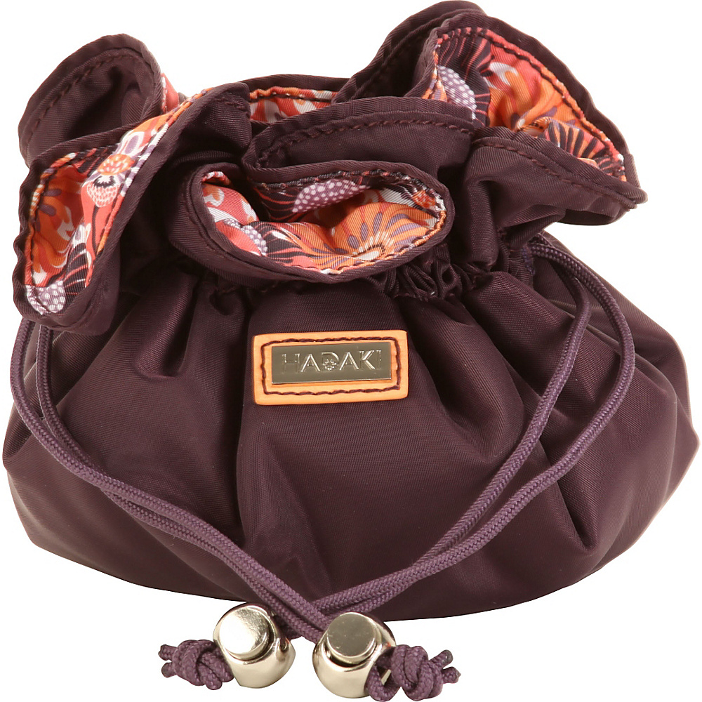 Hadaki Cotton Jewelry Sack Plum Perfect Solid Hadaki Travel Organizers