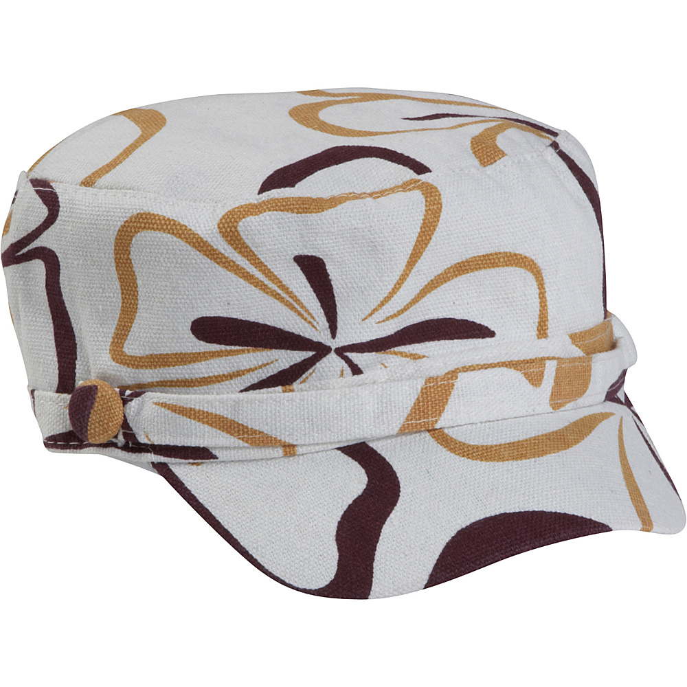 Magid Flower Page Cap Camel White