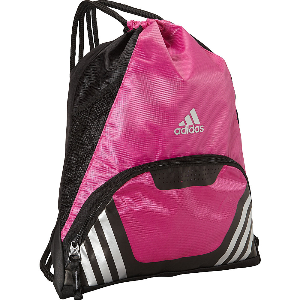 adidas Team Speed Sackpack Intense Pink adidas School Day Hiking Backpacks
