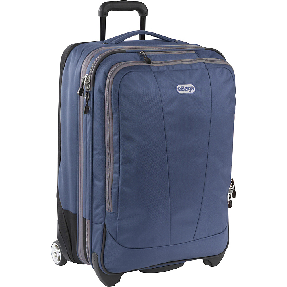 eBags TLS 25 Expandable Upright Blue Yonder eBags Softside Checked