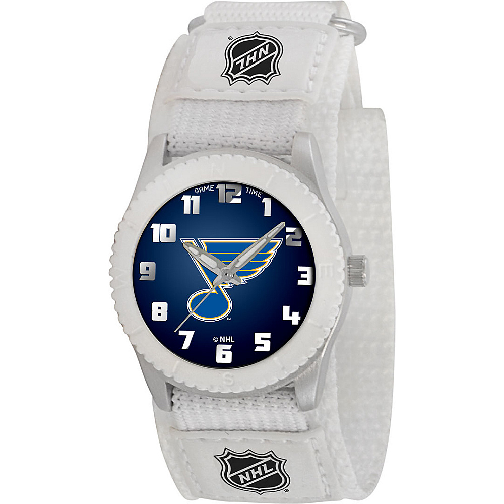 Game Time Rookie White NHL St. Louis Blues Black Game Time Watches