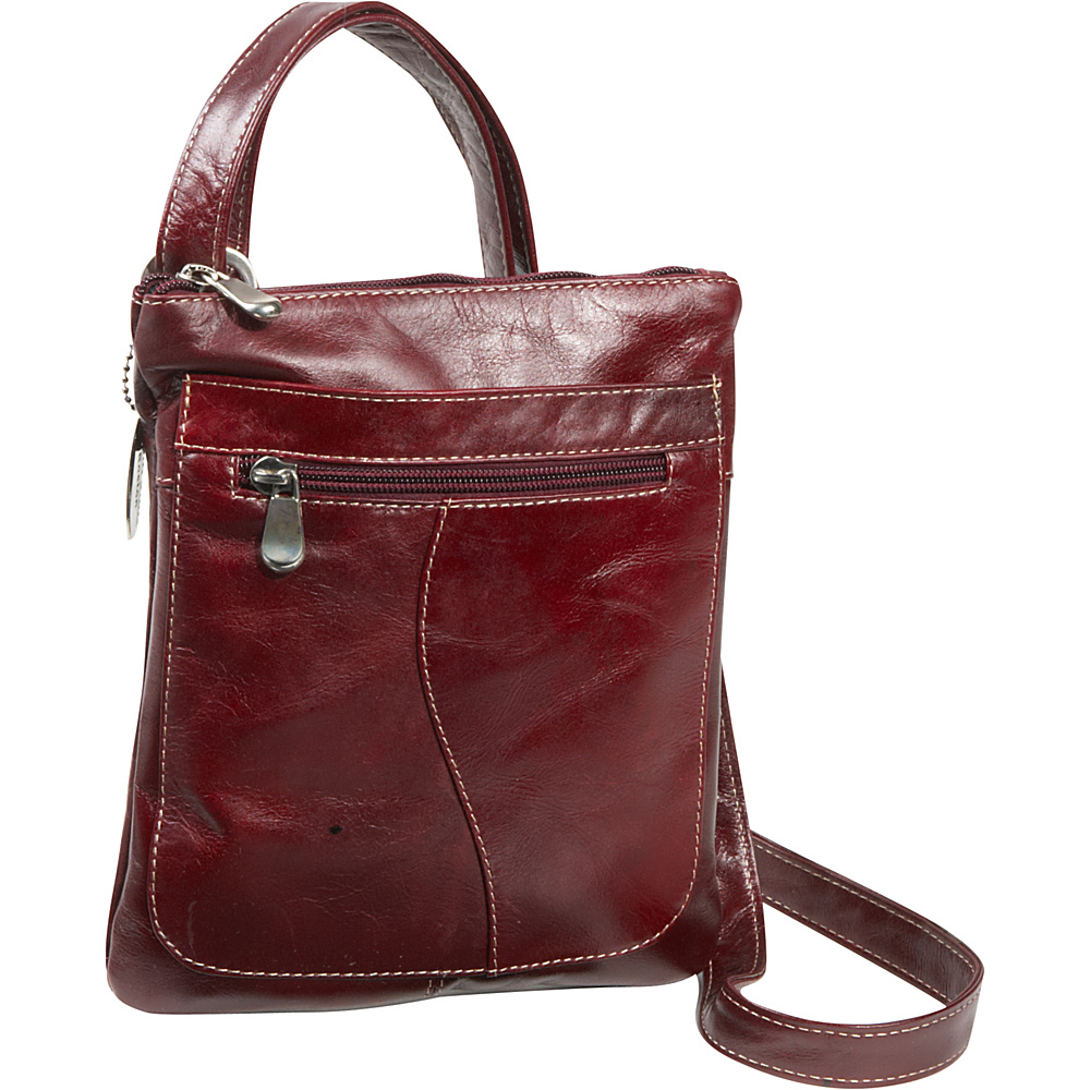 David King Co. Florentine Slender Shoulder Bag Cherry David King Co. Leather Handbags