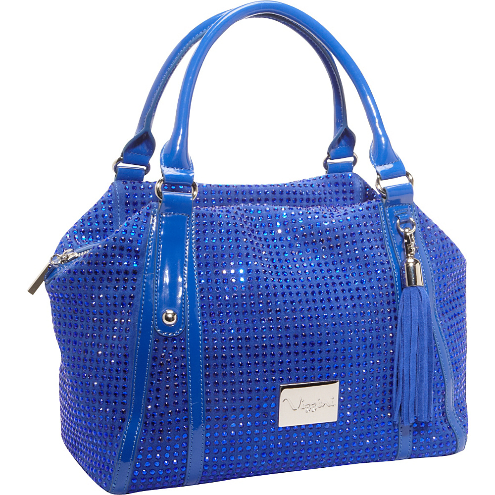 Vizzini Inc. Blue Genuine Leather Blue Vizzini Inc. Leather Handbags