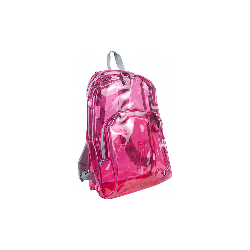 Eastsport Clear Backpack Clear Pink Eastsport Everyday Backpacks