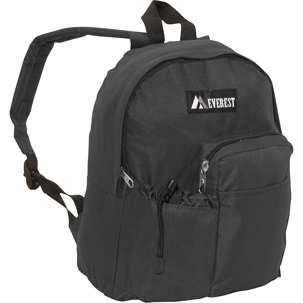 Everest Junior Backpack with Bottle Pocket Black Everest Everyday Backpacks