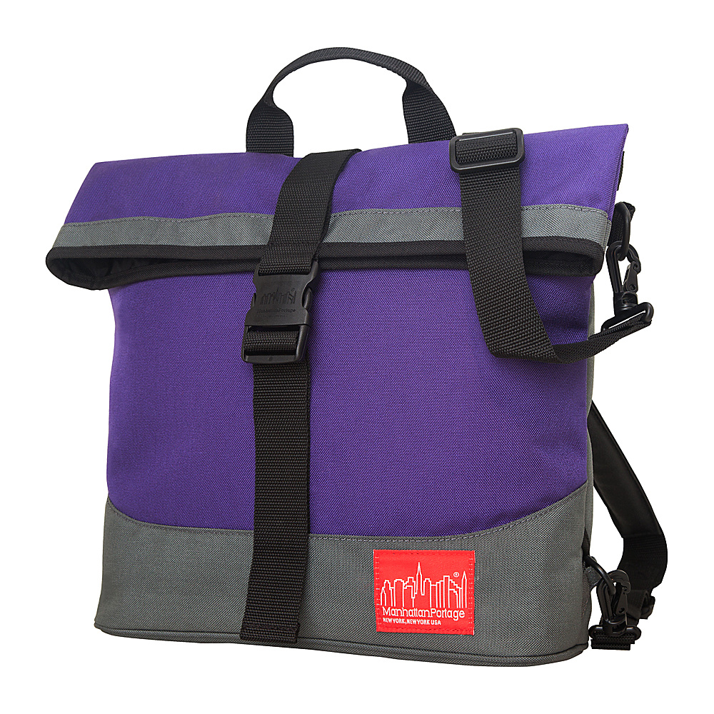 Manhattan Portage Double Dare Convertible Purple Grey Manhattan Portage Other Men s Bags