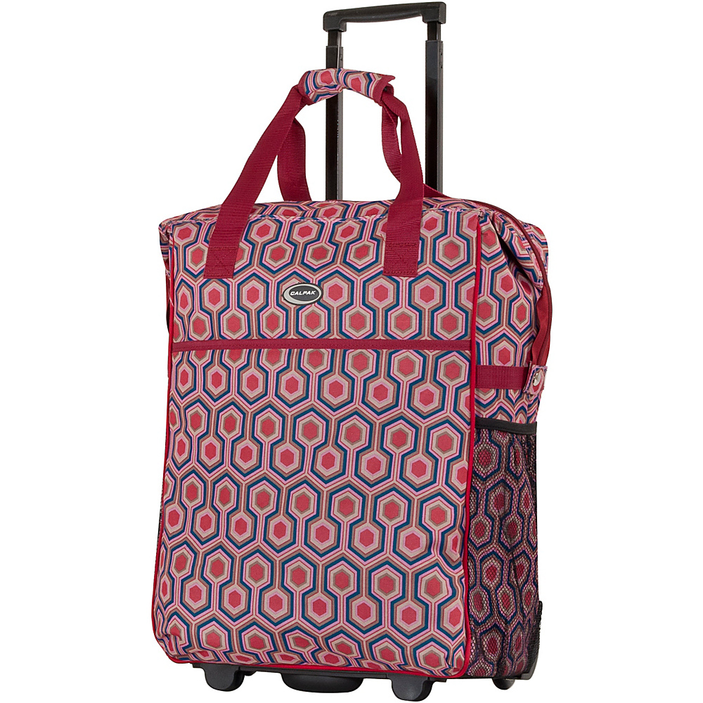 CalPak The Big Eazy 20 Rolling Tote Red Hex CalPak Luggage Totes and Satchels